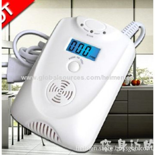 AC100-240V Independent Gas Detector with LED Display, High-reliability Nemoto Catalytic Sensor